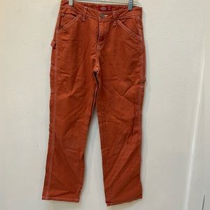DICKIES PUMPKIN/RUST UTILITY JEANS 3/26